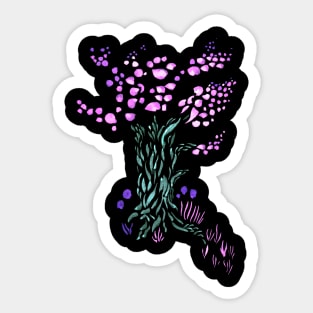 Mystical Tree Tribal Sticker